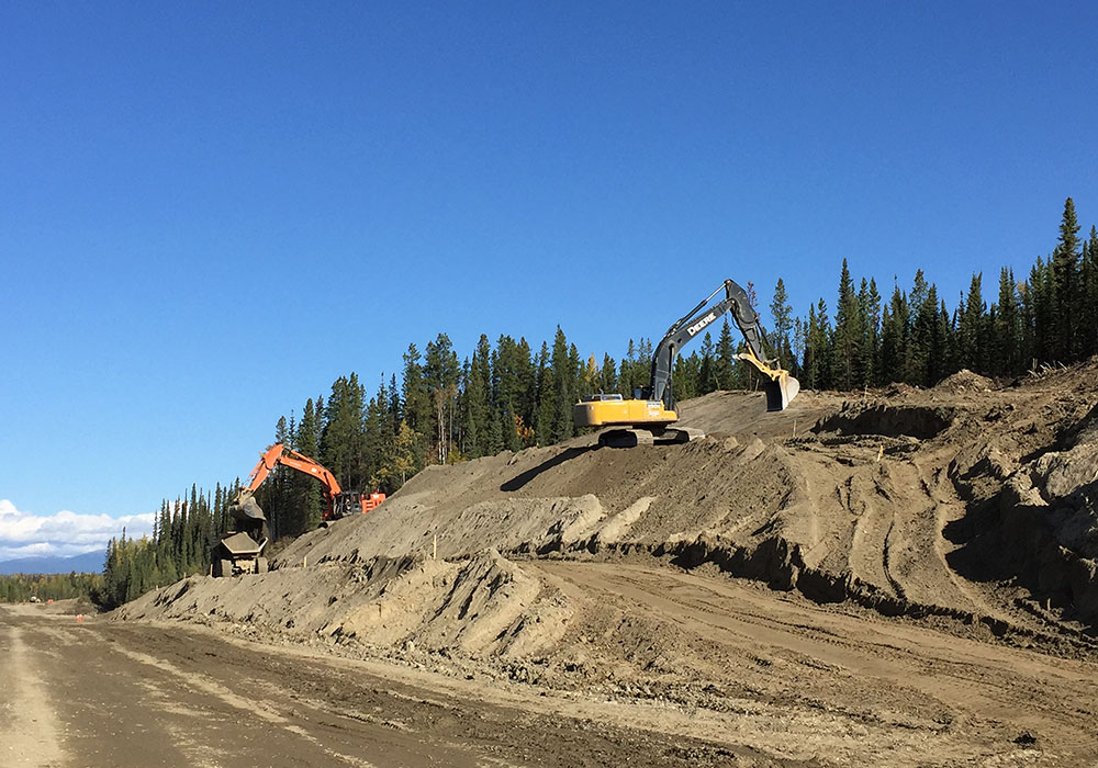 Highway Construction Campbell Highway